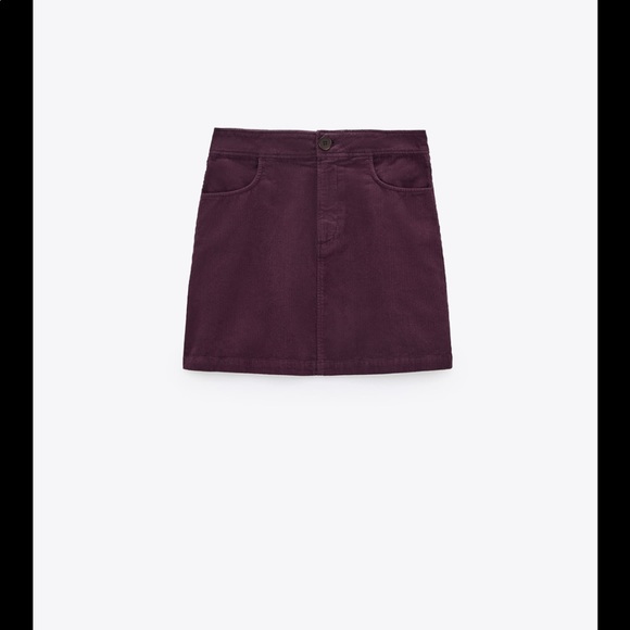 Zara Corduroy Mini Skirt 💜 - Picture 5 of 11